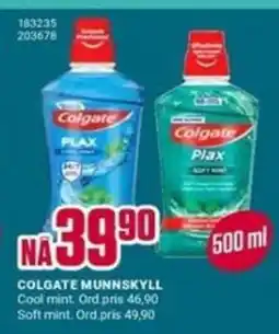 Europris Colgate munnskyll tilbud