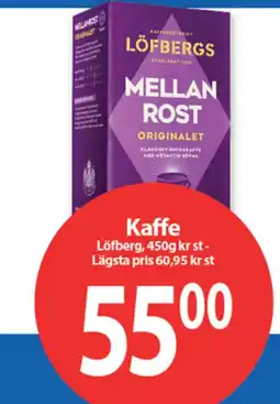 MaxiMat Svinesund Löfberg kaffe mellan rost originalet tilbud