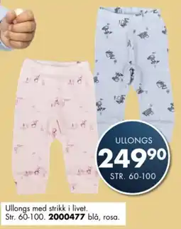 Sparkjøp Ullongs med strikk i livet tilbud