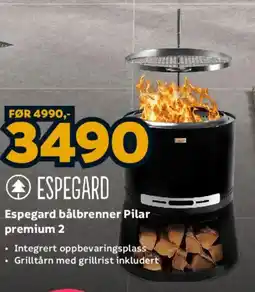 Megaflis Espegard Espegard bålbranner Pilar premium 2 tilbud