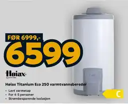 Megaflis Høiax titanium eco 250 varmtvannsbereder tilbud