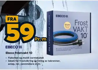 Megaflis Ebeco frostvakt 10 tilbud
