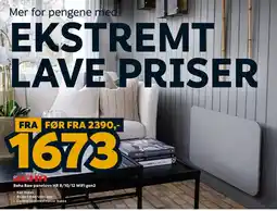 Megaflis Beha Raw panelovn HR 8/10/12 WiFi gen2 tilbud