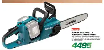 Makita DUC303Z LTX Kjedesag uten batteri