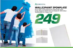 Coop Byggmix Forestia Walls2paint Sponplate tilbud