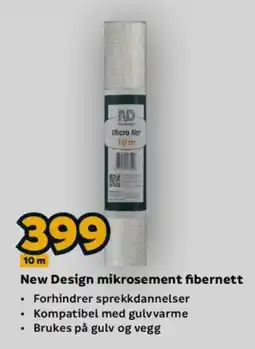 Megaflis New Design mikrosement fibernett tilbud
