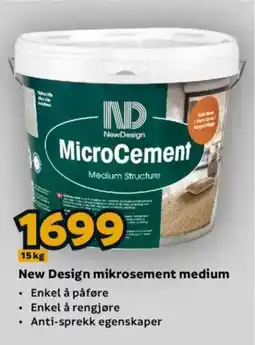 Megaflis New Design mikrosement medium tilbud