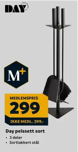 Megaflis Day peisset sort tilbud