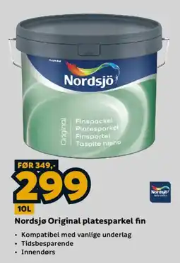 Megaflis Nordsjö Original platesparkel fin tilbud