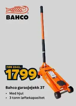 Megaflis Bahco garasjejekk 3T tilbud