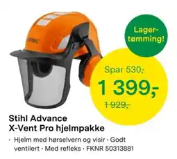 Felleskjøpet Stihl Advance X-Vent Pro hjelmpakke tilbud