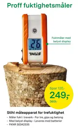 Felleskjøpet Stihl måleapparat for trefuktighet tilbud