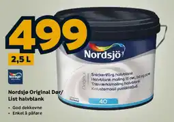 Megaflis Nordsjø Original Dør/ List halvblank tilbud