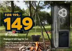 Megaflis Espegard bålrigg for tur tilbud