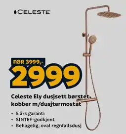 Megaflis Celeste Ely dusjsett børstet tilbud