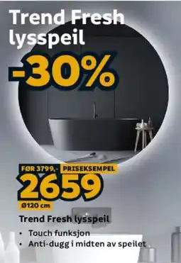 Megaflis Trend Fresh lysspeil tilbud
