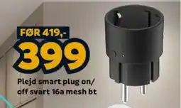 Megaflis Plejd smart plug on/off svart 16a mesh bt tilbud