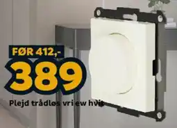 Megaflis Plejd trådløs vri ew hvit tilbud