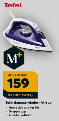 Megaflis Tefal dampstrykejern Virtuo tilbud