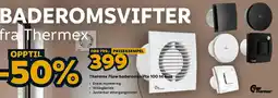 Megaflis Thermex baderomsvifter tilbud