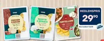 Coop pasta fresca tortelloni