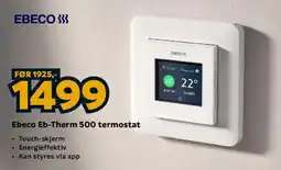 Megaflis Ebeco Eb-Therm 500 termostat tilbud
