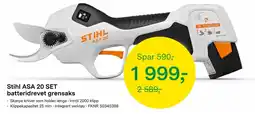 Felleskjøpet Stihl ASA 20 SET tilbud