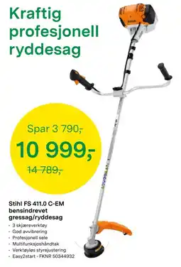 Felleskjøpet Stihl FS 411.0 C-EM tilbud