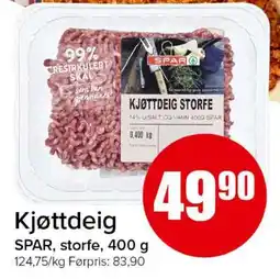 Spar KJØTTDEIG tilbud