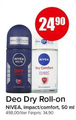 Spar Deo Dry Roll-on tilbud