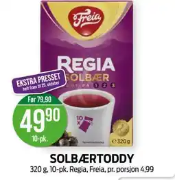 Kiwi SOLBÆRTODDY tilbud