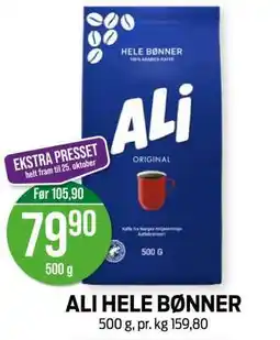 Kiwi ALI HELE BØNNER tilbud