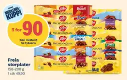 Coop Extra Freia Storplater tilbud