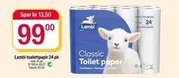 Coop Extra LAMBI TOALETTPAPIR 24 PK tilbud