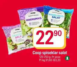 Coop Extra Coop spiseklar salat tilbud