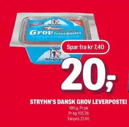 Coop Extra Stryhn’s dansk grov leverpostei tilbud