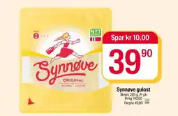 Coop Extra SYNNØVE GULOST tilbud