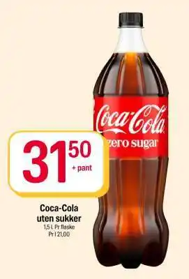 COCA-COLA UTEN SUKKER