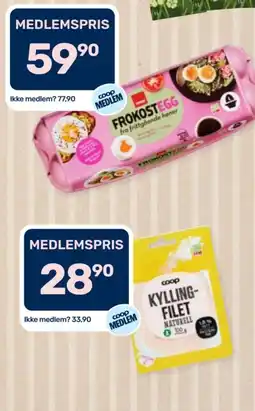 Matkroken Coop frokostegg tilbud