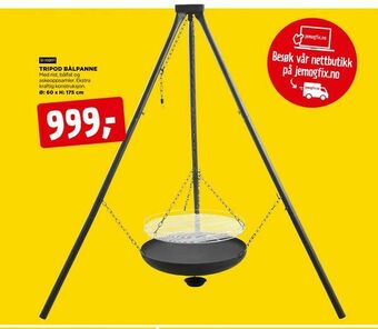 jem & fix Tripod bålpanne tilbud