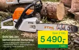 Felleskjøpet Stihl MS 251 bensindrevet motorsag tilbud