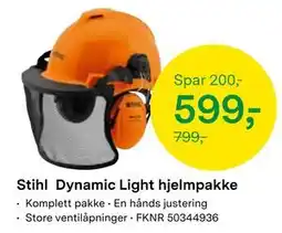 Felleskjøpet Stihl Dynamic Light hjelmpakke tilbud