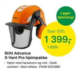 Felleskjøpet Stihl Advance X-Vent Pro hjelmpakke tilbud