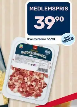 Matkroken Coop Baconterninger tilbud