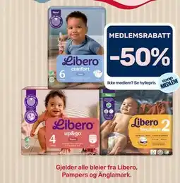 Coop Marked Libero, Pampers og Änglamark tilbud