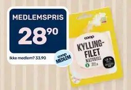 Coop Marked Coop Kylling-filet tilbud