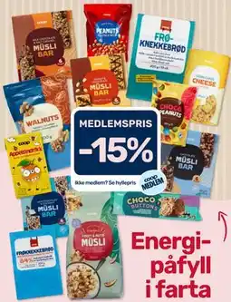 Matkroken Energi-påfyll i farta tilbud