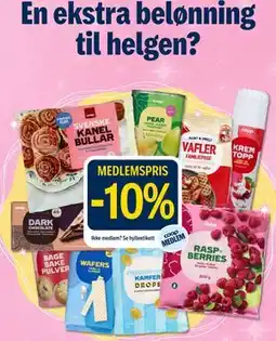 Coop Prix En ekstra belønning til helgen tilbud