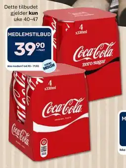 Coop Marked Coca-Cola, Medlemspris tilbud