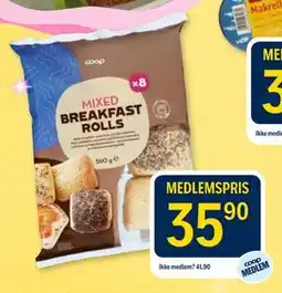 Coop Prix Coop Mixed Breakfast Rolls tilbud